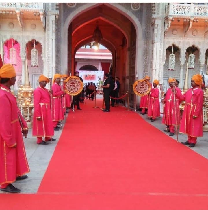 Flaming Chari Welcome Ritual